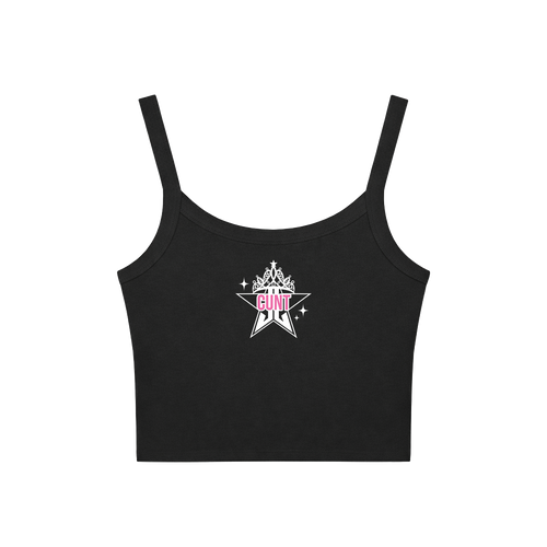 Black Cropped Tanks